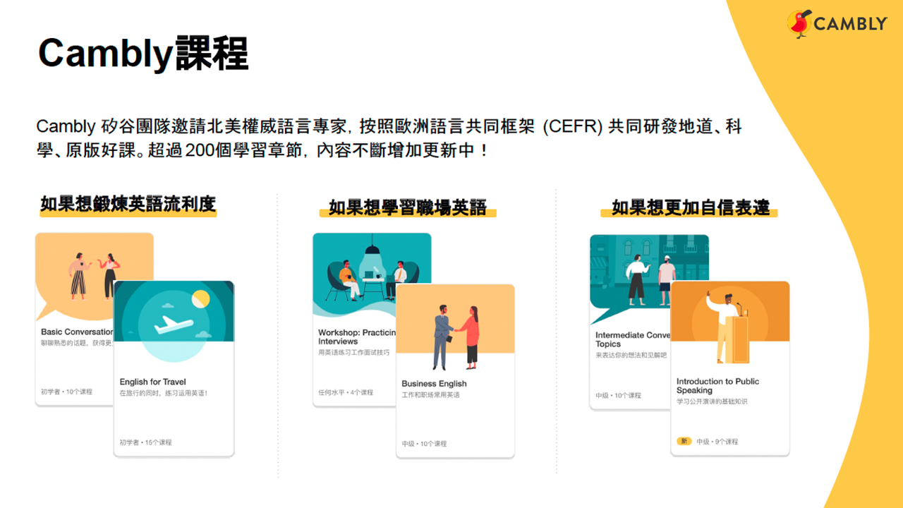 cambly 投影片6