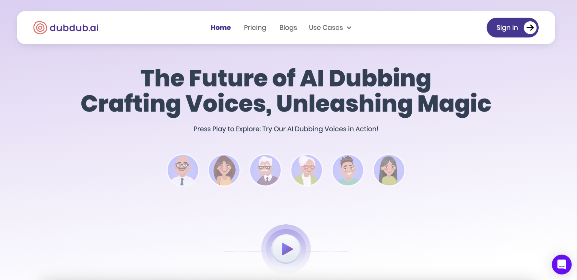 Dubdub.ai、影音翻譯、AI