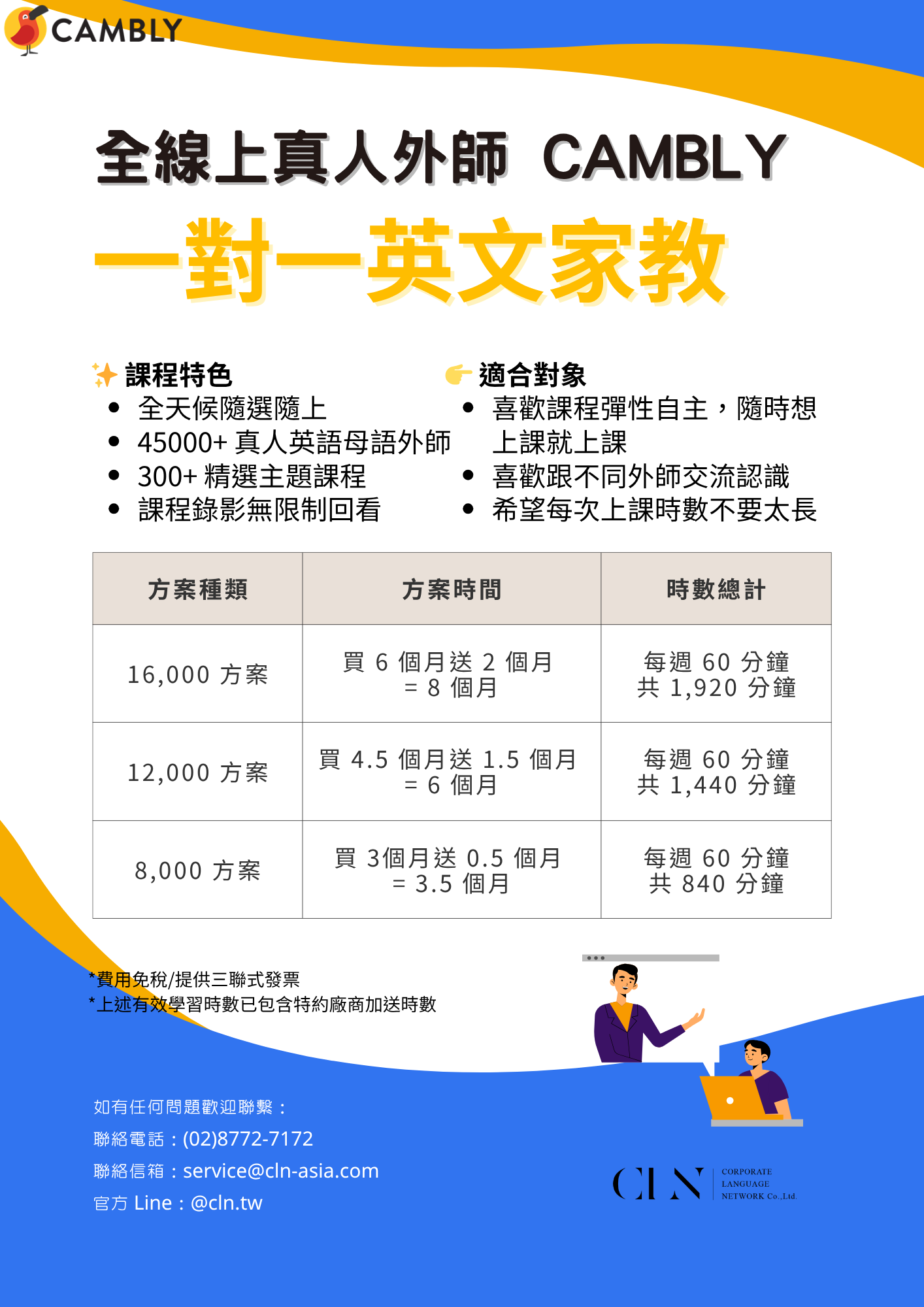 Cambly 外師 1 對 1 口說平台