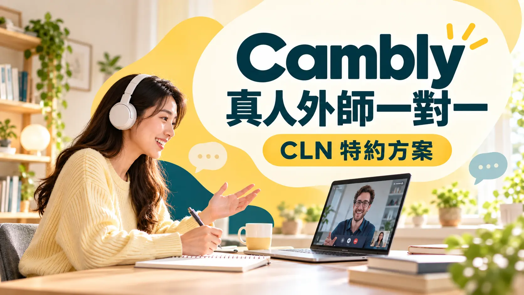 Cambly 真人外師一對一_產品圖 Cambly 真人外師一對一_產品圖