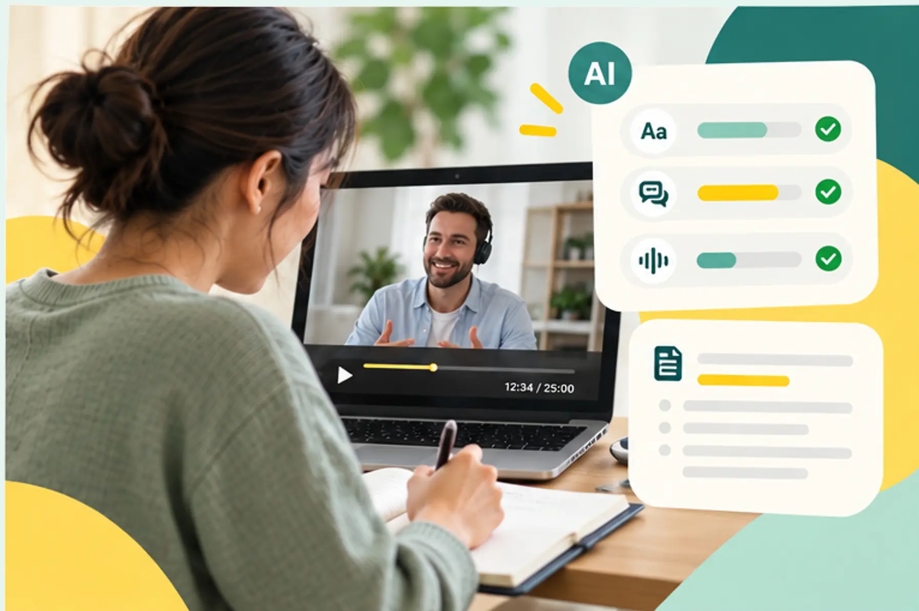 Cambly 課程錄影與 AI 英文學習回饋